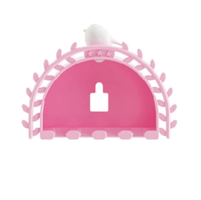 Pink Держатель для зубных щеток с героями мультфильмов, материал для защиты окружающей среды, прочные аксессуары для ванной комнаты, практичный держатель для дома, инструмент для ванной комнаты - Цвет: Pink