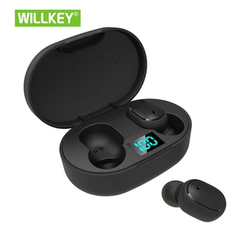 

Willkey E6S TWS Bluetooth 5.0 Earphone Headphones HIFI Stereo Noise Reduction Wireless Earbuds Sports Headset with Mic for Phone