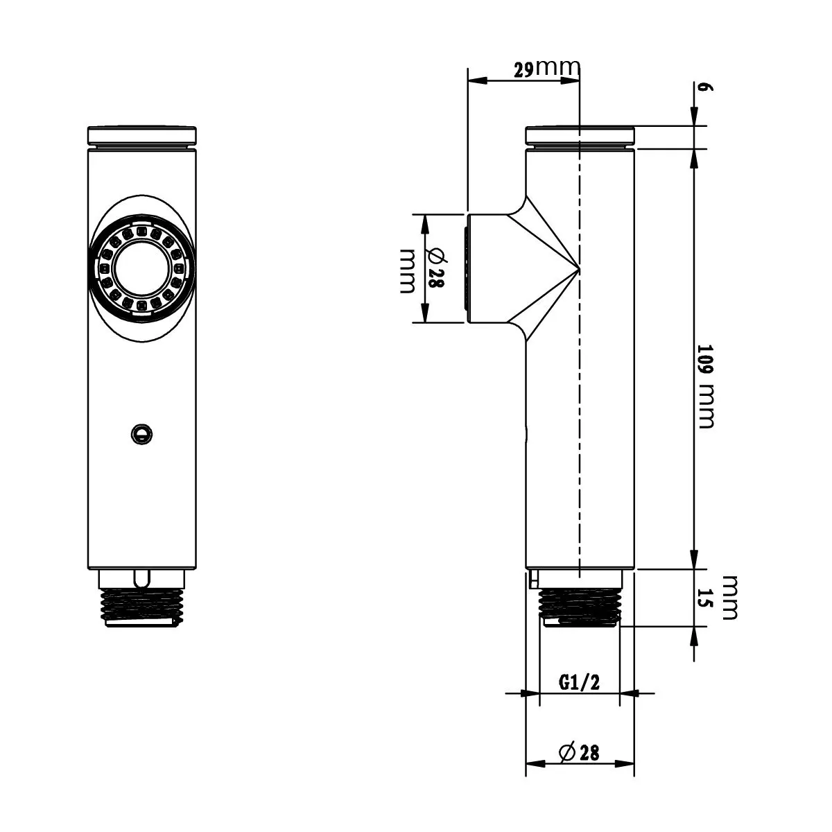 Cozinha Retire Torneira Pulverizador Bico Pulverizador ABS