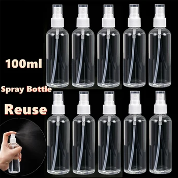 

1pcs transparent air spray bottle plastic mini portable refillable cosmetics travel container 30ml / 50ml / 100ml