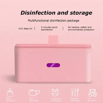 

Multifunctional Storage Bag UVC Sterilization Box Household Travel Disinfection Bag Portable