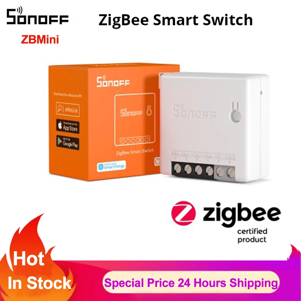 Смарт-выключатель Sonoff Zigbee ZBMINI сделай сам релейный выключатель для умного дома