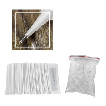 

200pcs Tattoo Needles and Nozzle Tip Portable Disposable Professional Sterile Tattoo Needles Tattoo Tool Tattoo Supplies