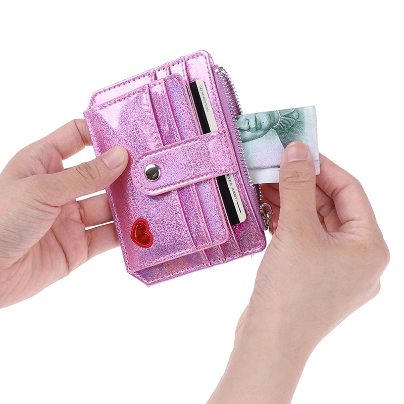 Женская 1 шт. Лазерная блестящая карта сумка водительского Обложка для ...