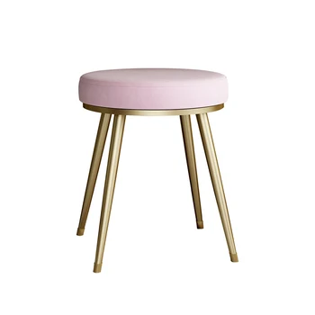 

Nordic dressing table stool simple modern net red ins makeup chair iron stool bedroom makeup stool