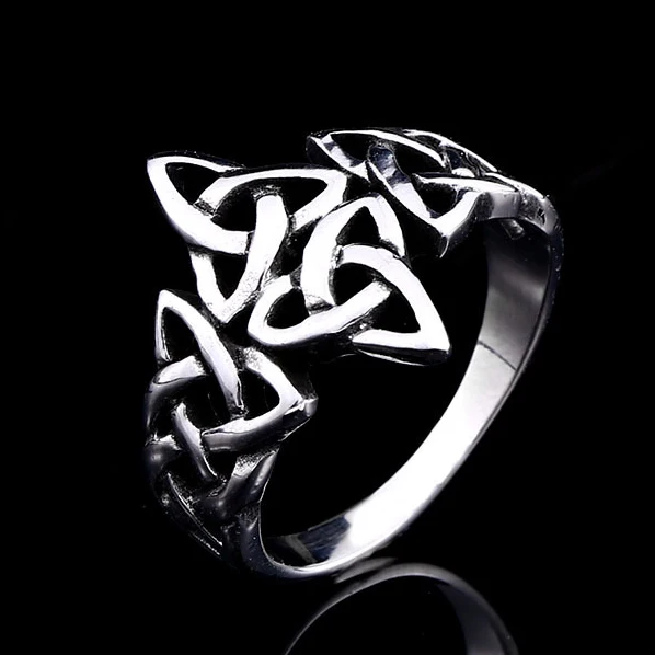 Retro Mens Rings 316L Stainless Steel For Male Boyfriend Biker Jewelry Golden Blue CZ Crystal Stones Skull Eagle Ring 2021 New Custom Color