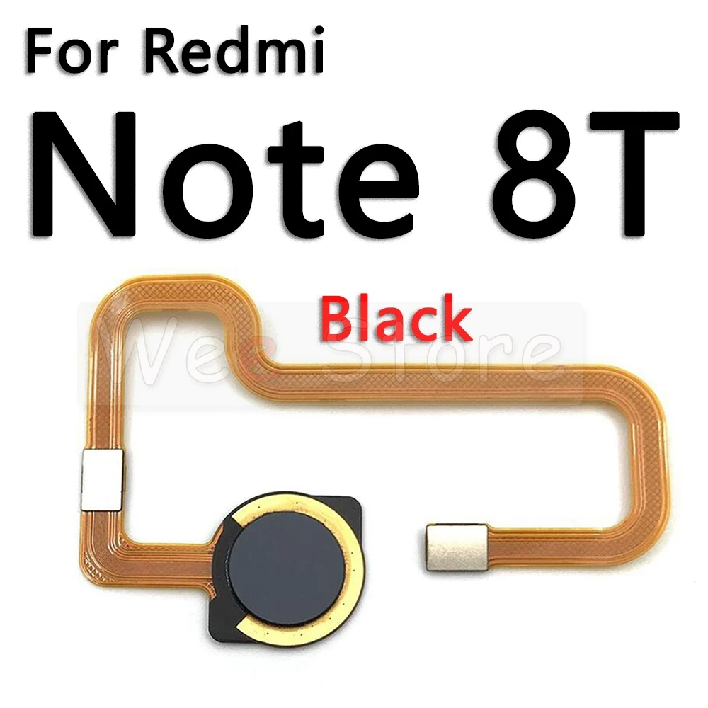 Задняя Кнопка Датчик отпечатков пальцев гибкий кабель для Xiaomi Redmi Note 8 8T 9 9s 9T K20 Pro