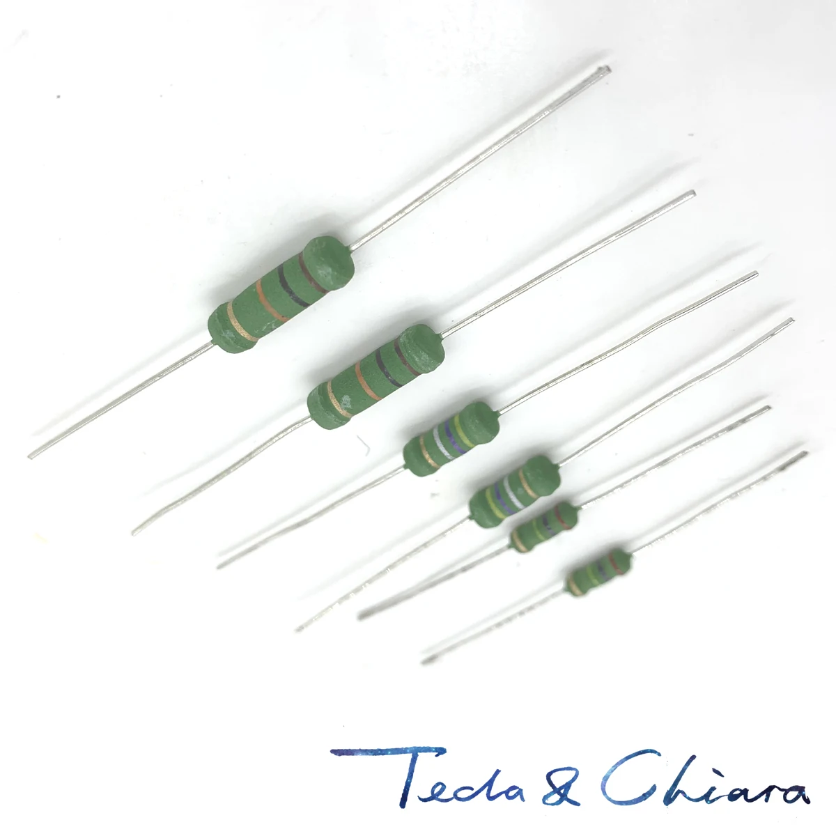 Metal Oxide Film Fixed Resistor ± 5/% RoHS 100 Pieces 1 Watt 6800 Ohm W 6.8K