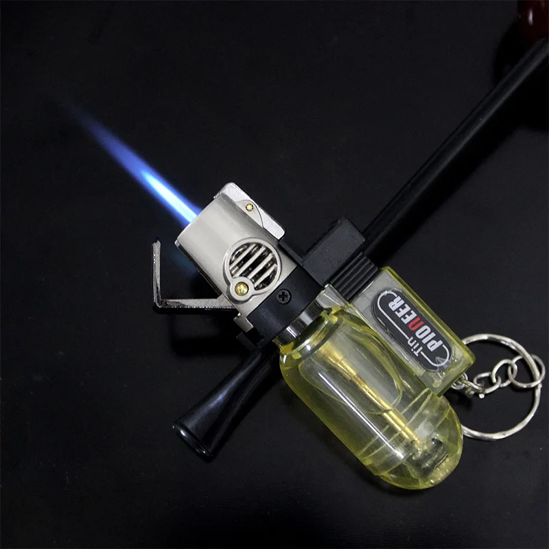 

Metal Nozzle Cigar Pipe Gas Lighter Butane Jet Cigarette Torch Lighter Windproof Ignition 1300C Welding Spray Gun Smoking Tools