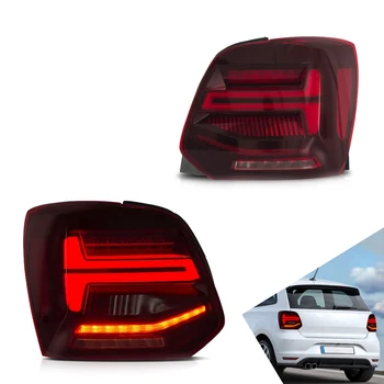 

Taillights Assembly for Volkswagen Polo 2011-2017 Red with Turn Signal Reverse LED DRL Lights Car Accessories