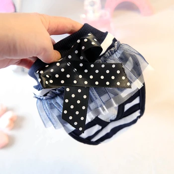 

Pet Teddy Little Princess Physiological Pants Girl Dog Menstrual Pants Lady Safety Pants Pure Cotton Pet Physiological Pants