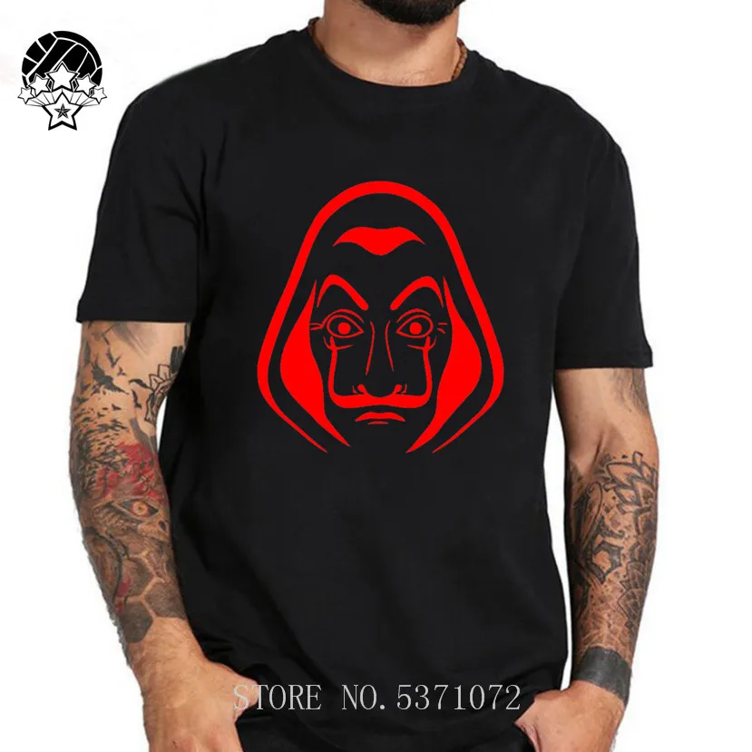 House Of paper La Casa De Papel футболки мужские Money Heist Bella Ciao вечерние с коротким рукавом и