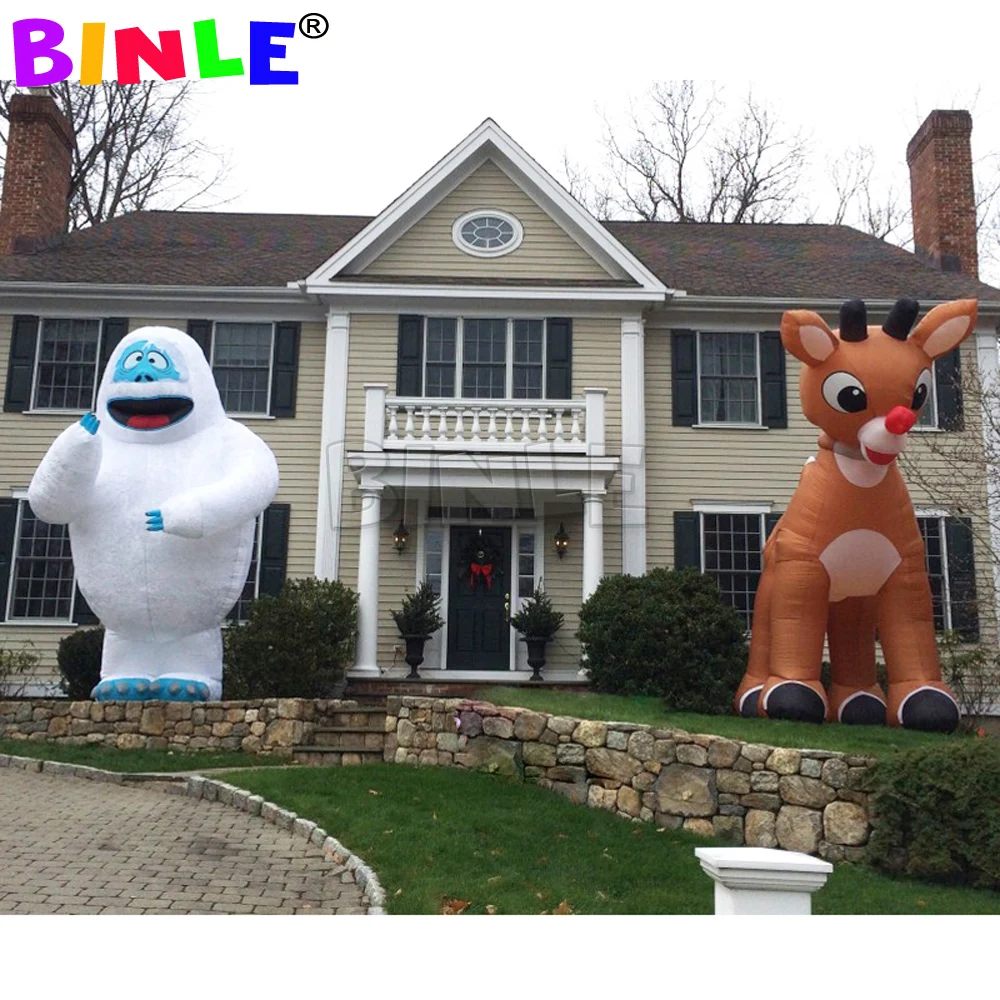 Celebrate Holidays Lighted Bumble The Abominable Inflatable Snow