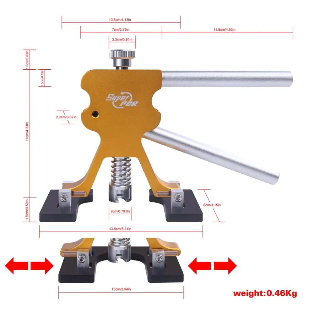 Super PDR Dent Damage Removal Tools Dent Repair Tool Dent Lifter Dent Puller Car Body Dent Damage Repair Tools Auto