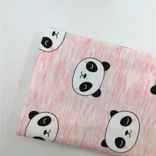 Новая хлопчатобумажная трикотажная ткань, эластичный трикотаж, полуметр, сделай сам, детская одежда ткань 50x170 см