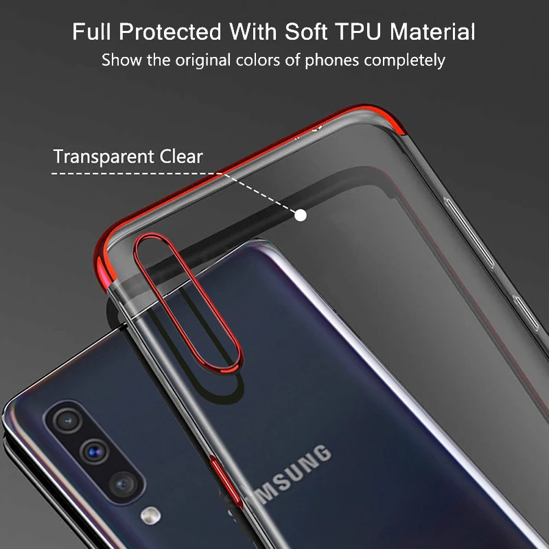 Transparent Case For Samsung Galaxy A30S Case Silicone Soft Phone Case For Samsung A50S A30S Case 2