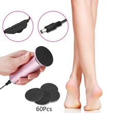 Electric Pedicure Tools Foot File Leg Heels Remove Dead Skin Callus Remover Feet Clean Care Machine with Replacement Sandpaper