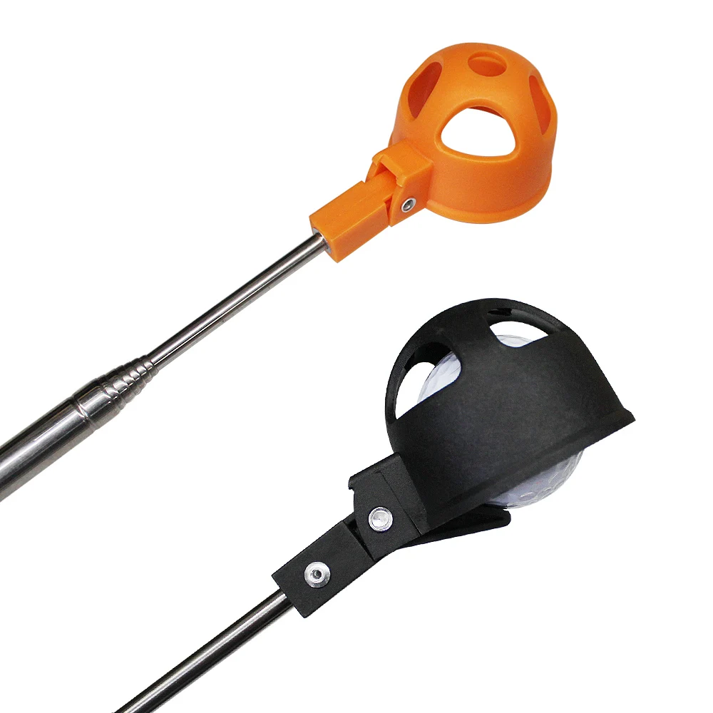 2M Golf Ball Retriever Telescopic Stainless Steel Shaft Scoop Golf Pick Up  Scoop Accessories