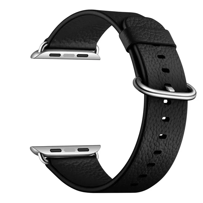 Ремешок для apple Watch 38 мм 42 мм 40 мм 44 мм женский кожаный ремешок с лицевым покрытием для замены ремешка для iWatch серии 5/4/3/2/1