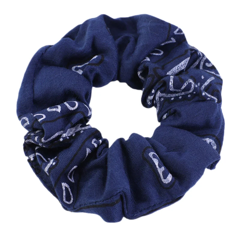 Soft Hair Scrunchies Cotton Elastic Hair Band Women Girls Ponytail Holder Accessories for Women