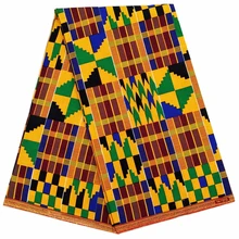 Воск высокого качества ткань с принтом Кенте стиль Анкара Африканский воск ткань с принтом нигерийская ткань воск V578