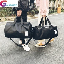 Women Men Unisex Travel Bag Handbag Beach Shoulder Bag Crossbody Bag PU Large Capacity Fashion Couples Duffel Package HOT SALE