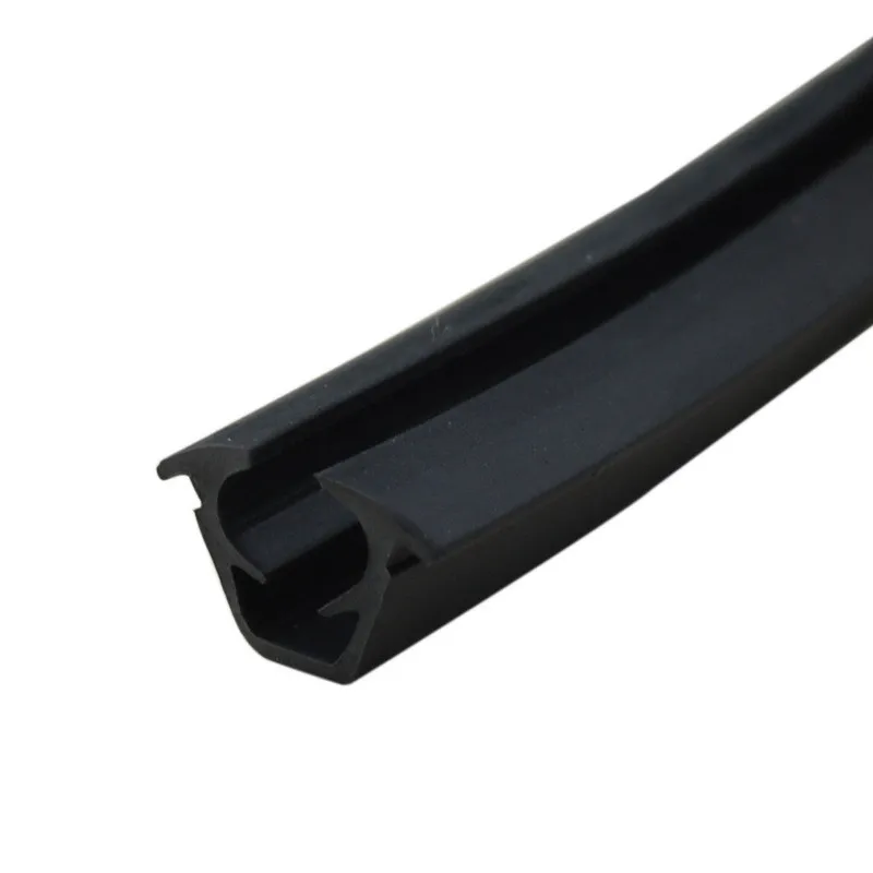 Rubber door window sealing strip 1M weather stripping soundproof waterproof tape 5mm sliding window slot glass fixing clamp