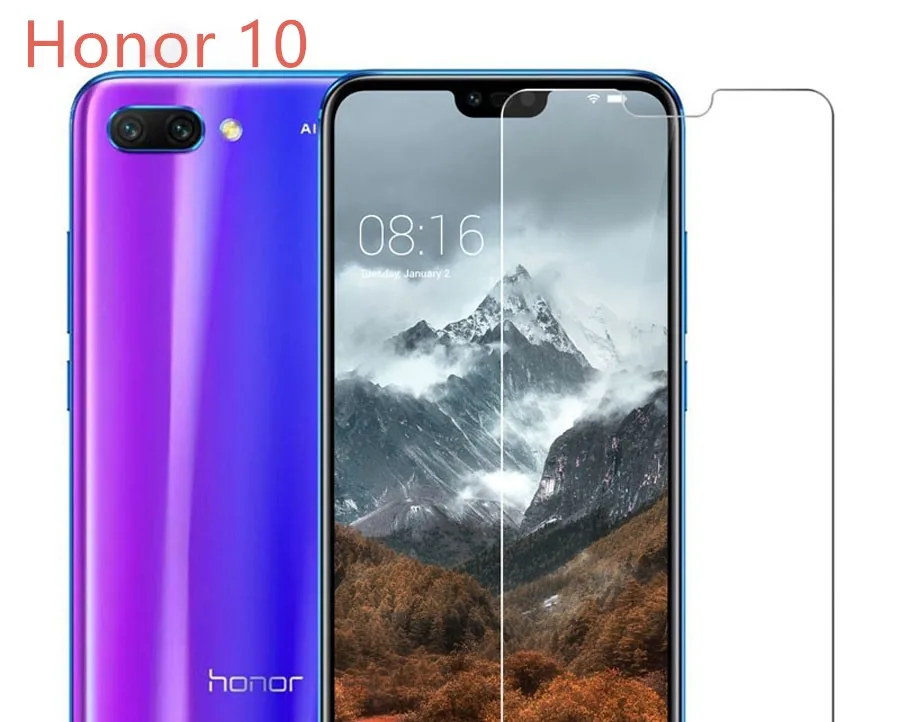 

10PCS 2.5D 0.33mm Tempered Glass Screen Protective Film For Huawei Honor 10