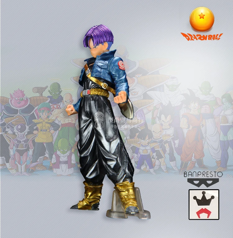 Японского аниме 1/100 Dragon Ball Torankusu 25 см ПВХ металлическая раскраска Рождественский подарок фигурки
