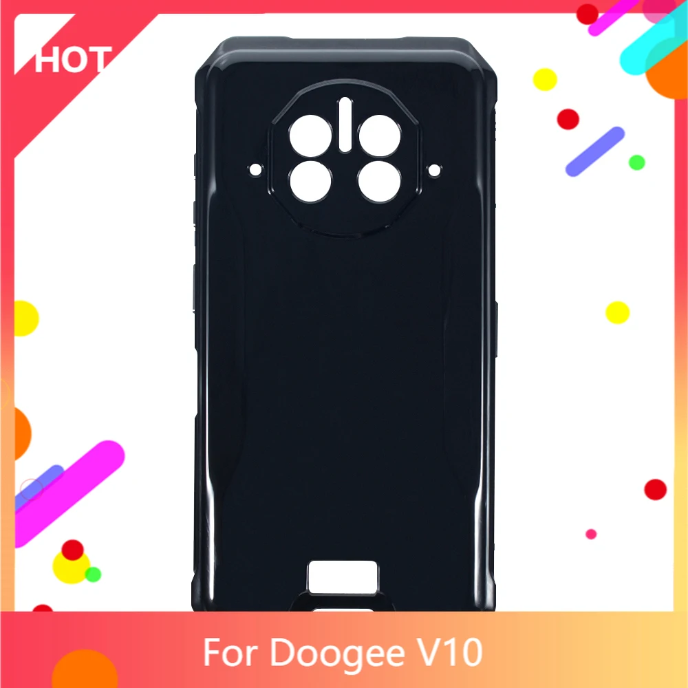 V10 чехол Матовая задняя крышка для Doogee Мягкая силиконовая накладка из ТПУ тонкий