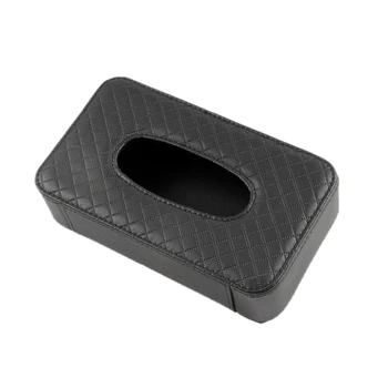 

Car Tissue Box visor type PU leather car tissue box napkin holder car tissue holder car seat box Auto Accessories Sun Visor Type