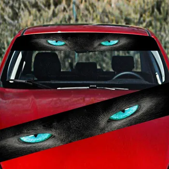 

Windshield Car Sticker Terror Decor Sunshade Decals See-through Exterior