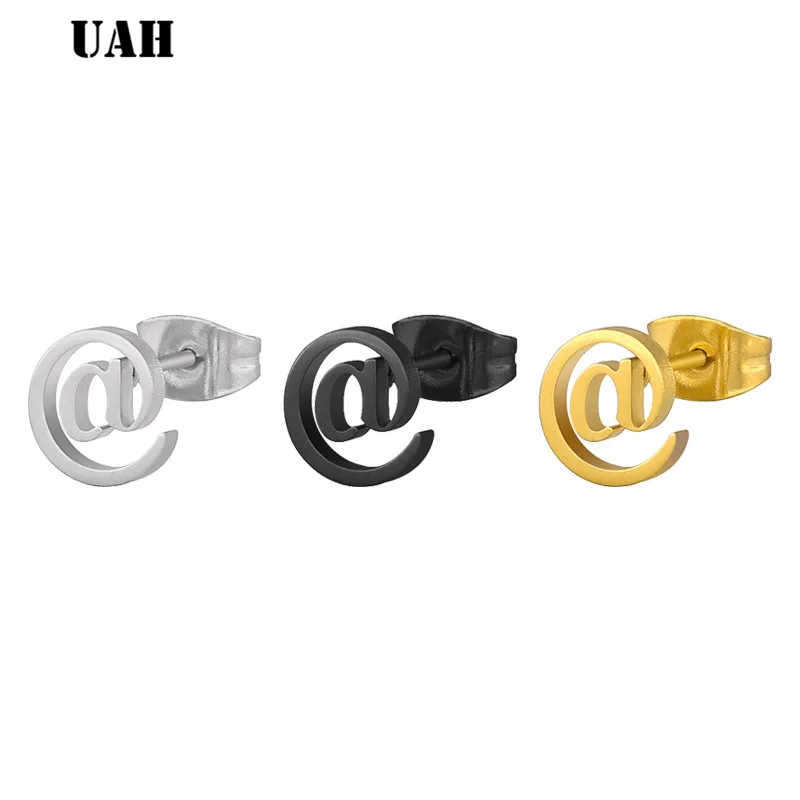 UAH из нержавеющей стали мышь Сережка-символ серьги для женщин девушки мода@ серьги ювелирные изделия подарок на день рождения Аксессуары