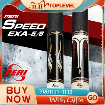 

PERI EXA05/06 Pool Cue P20 Shaft Billiard Cue 12.75mm Black Ice Tip Professional Handmade Stick Kit
