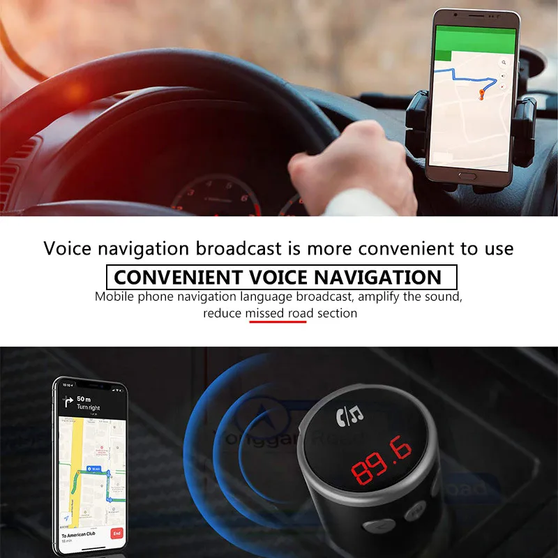 Vingtank автомобильный беспроводной Bluetooth приемник MP3-плеер двойной USB порт зарядки Автомобильный комплект fm-адаптер громкой связи телефон автомобильный fm-передатчик