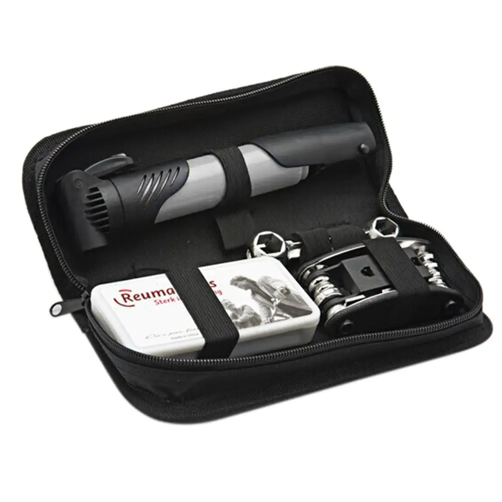 Велосипедный комбинированный инструмент для ремонта MTB велосипеда с воздушным насосом комплект для ремонта шин