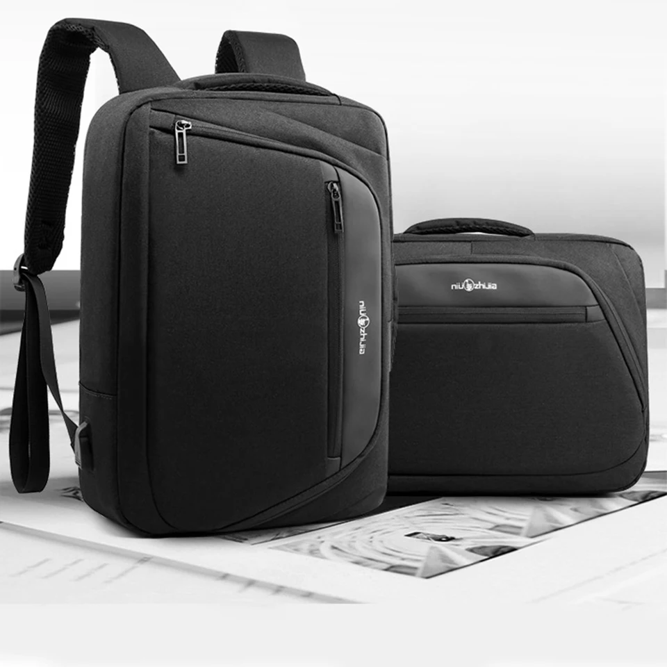 Мужская сумка рюкзак мужской модный для ноутбука 15 6 USB зарядка деловая дорожная