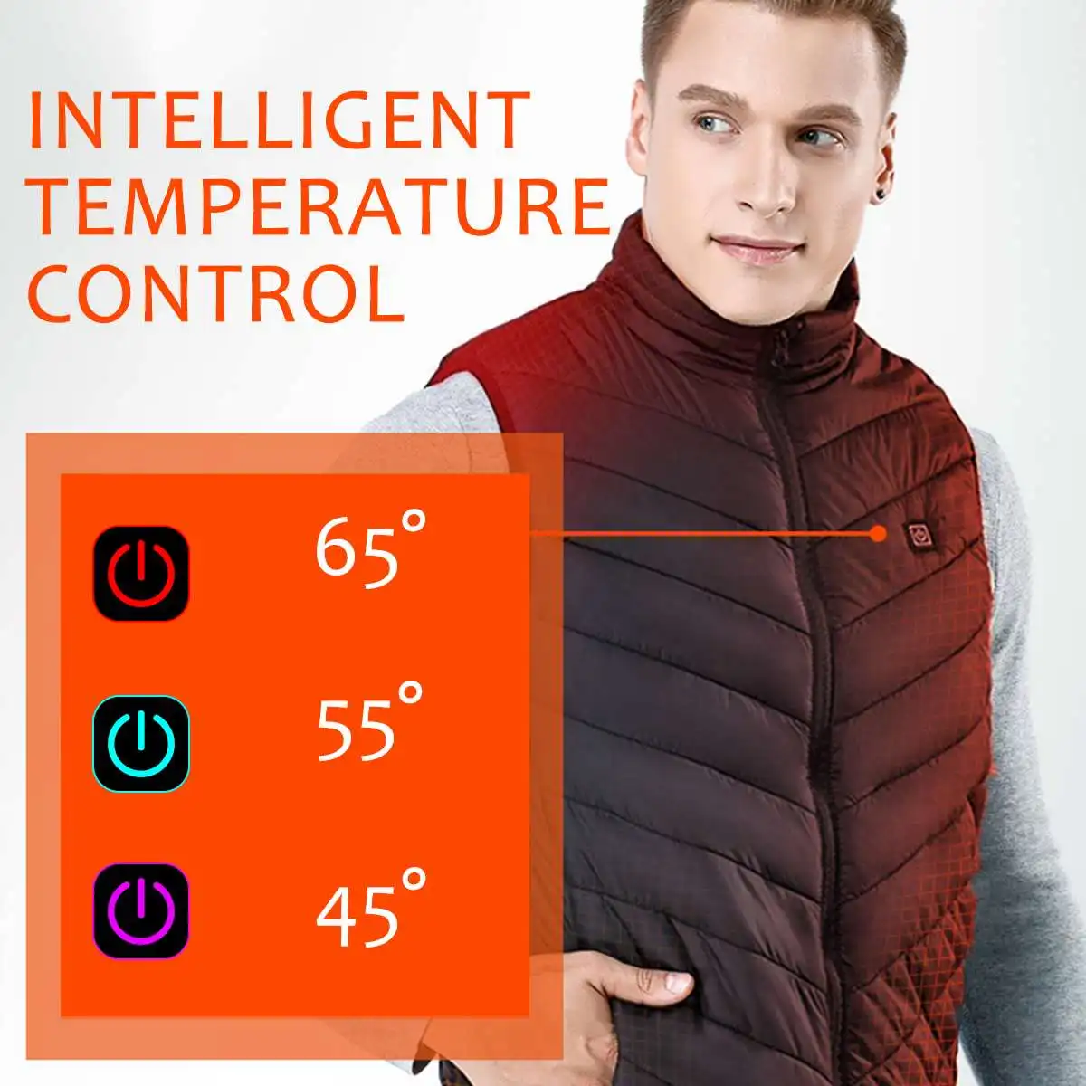Умный теплый жилет с подогревом, моющийся, Осень-зима, мужской, SB Электрический, умный, тактический, нагревательный жилет для охоты, кемпинга, пешего туризма