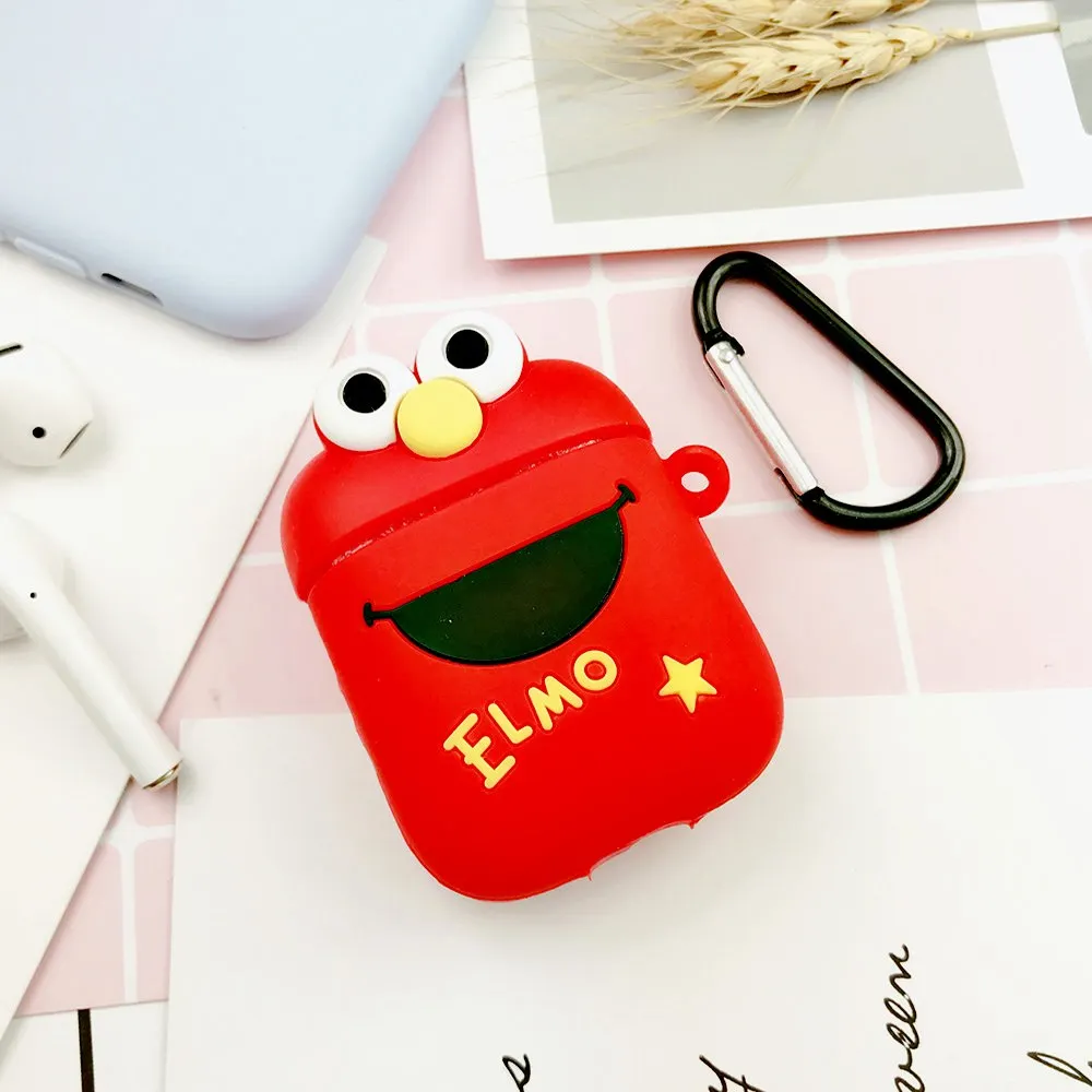 GJ0070 Чехол для AirPods с милым мультипликационным принтом Love Duck Stitch, защитный чехол, беспроводной чехол для наушников Air pods 2, чехол для наушников, сумка - Цвет: GJ0070