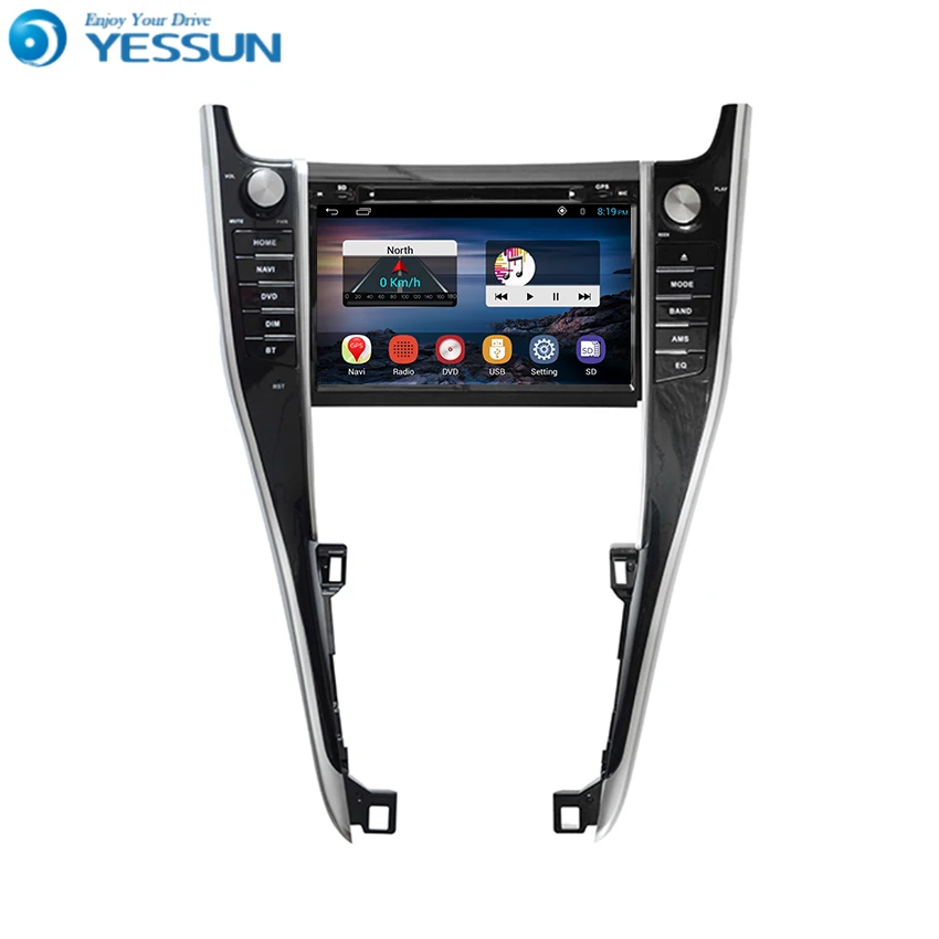 Автомобильный навигатор Yessun Android GPS для Toyota Harrier 2000 ~ 2017 HD сенсорный экран