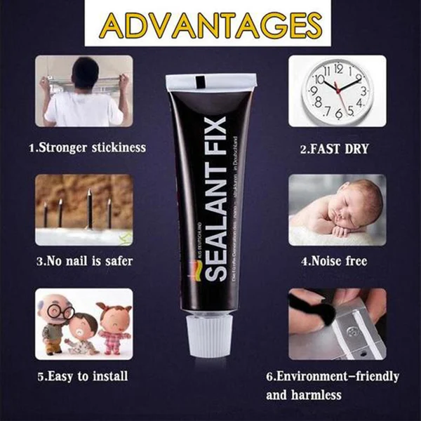 1/2/5pcs Ultra Strong Universal Sealant Glue Super Strong Adhesive And