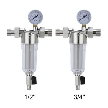 

Interface Water Filter Front Filter Backwash Filter Water Purifier Pre Filter Descaling Household Bathroom Water Descaling 3/4
