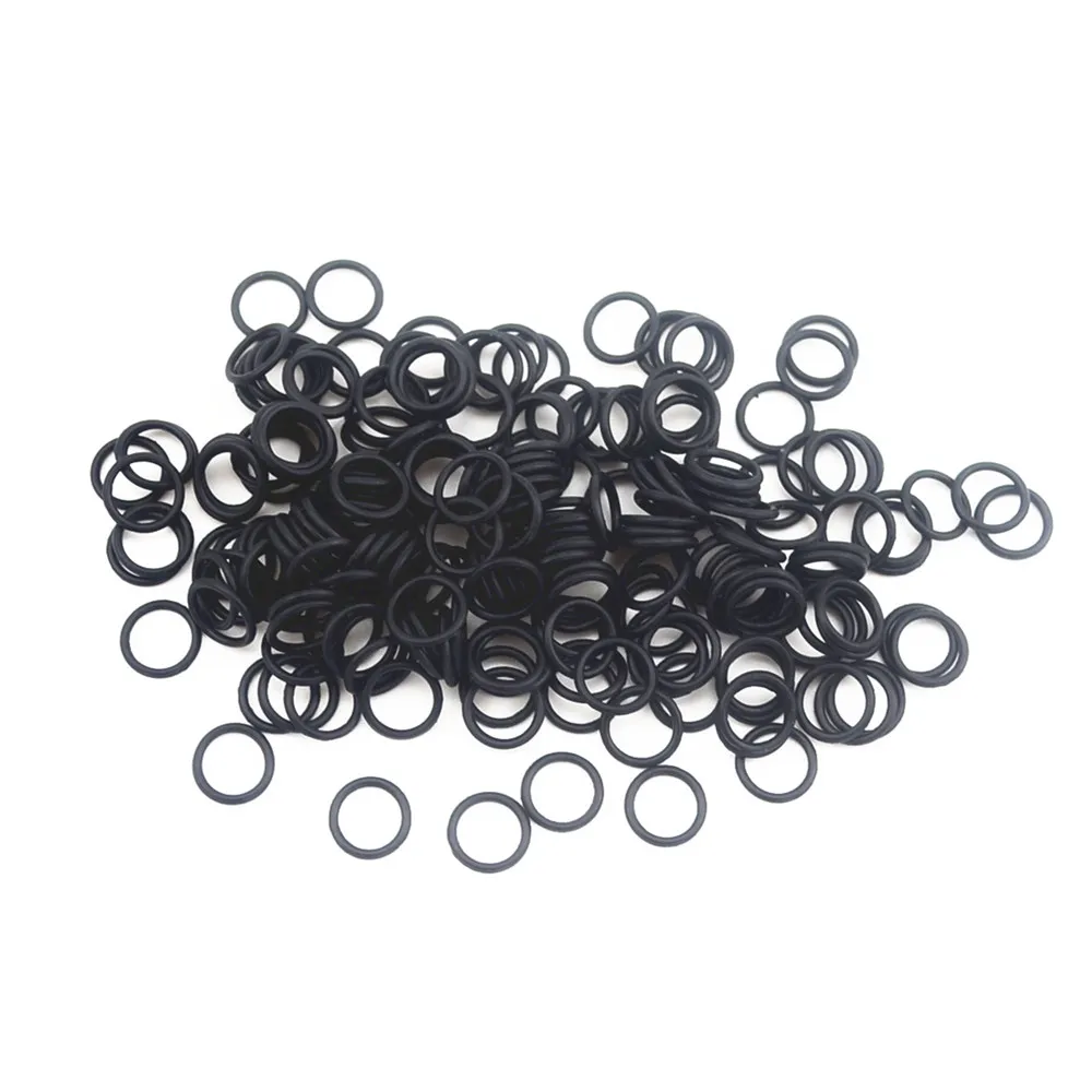 

100Pcs Black Nitrile Butadiene "O" Type Sealing Rubber Ring Gaskets 4/4.5/5/5.5/6/6.5/7/8/9/10/11/12/13/14/15/16/17/18~92 *1 MM