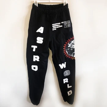 

Travis Scott Cactus Jack festival world globe Sweatpants Kanye West 1:1 Streetwear ASTROWORLD Casual Joggers Trousers Pants