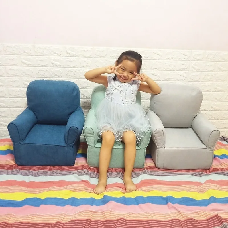 Solid Color Large Children's Sofa Chair Seat Photography Kindergarten Early Education Institution Mini | Мать и ребенок