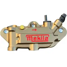 Электрический мотоцикл модифицированный ЧПУ Алюминиевый сплав бронзовые суппорты тормозной насос для Honda Yamaha Kawasaki Suzuki