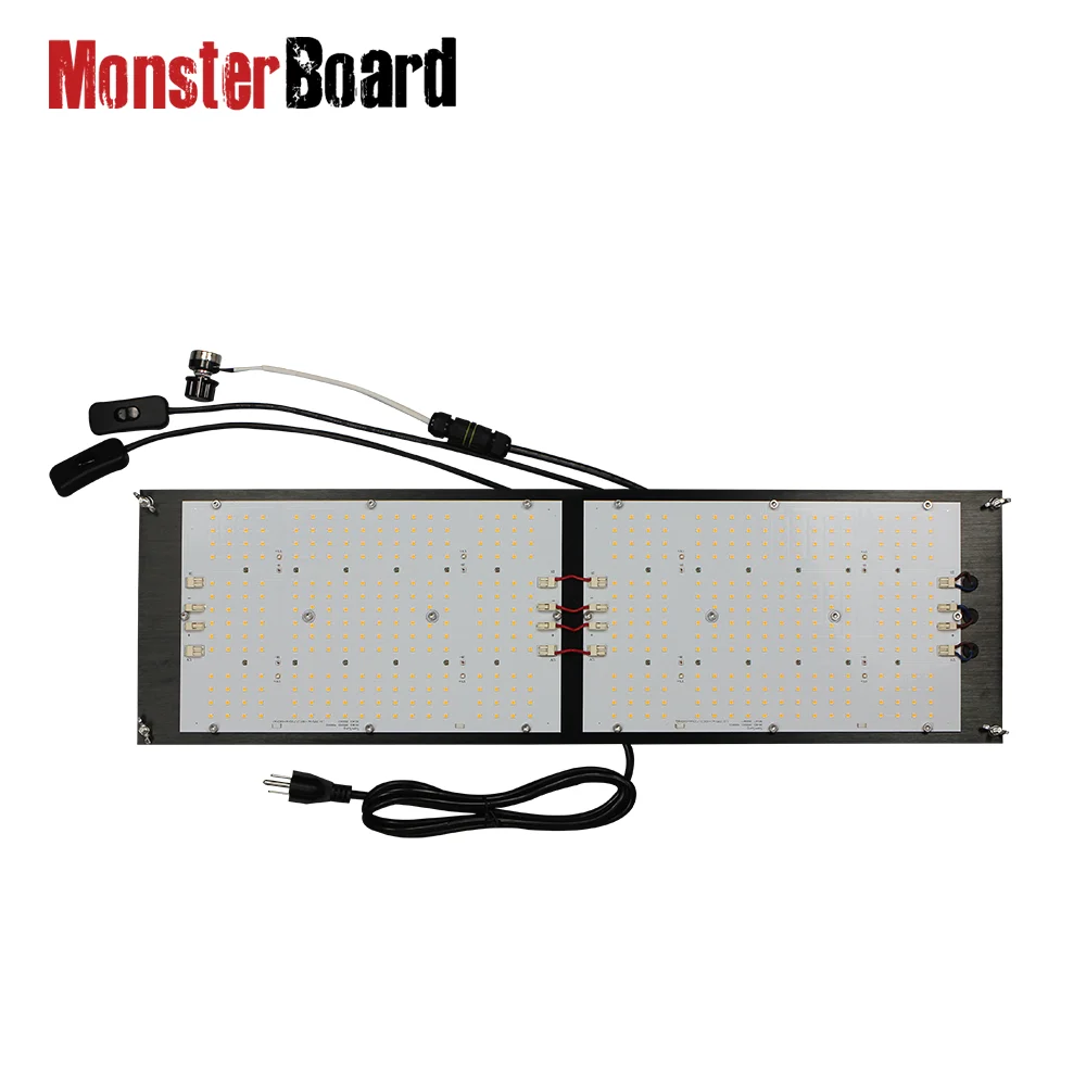 Geeklight 240w monster board полный спектр led grow light kit samsung lm301h + cree lg для выращивания