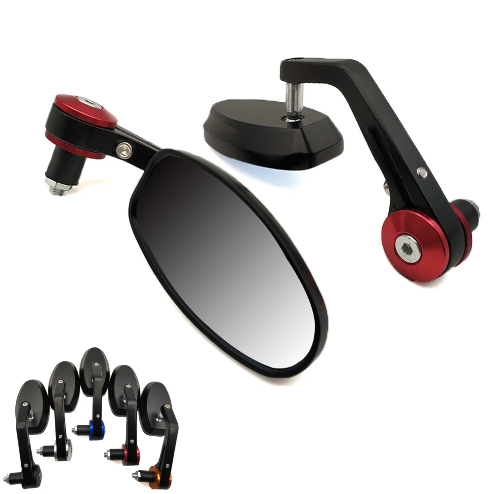22 мм мотоциклетные алюминиевые зеркала заднего вида для Suzuki GS550M GSX1100F GSX600 600 750 Katana DL650
