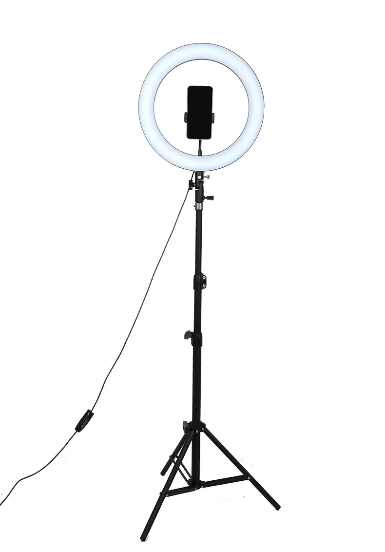 DDLC 14 inch Ring Light with Stand Tripod (7 Feet Tripod Stand), LED Circle  Lights with Phone Holder for Selfie Camera Photography Makeup Video Live  Streaming and vlogging (14inch with Tripod) :