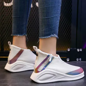 

Women's Spring and Autumn Sneakers Fashion Socks Women's Vulcanized Shoes Casual Slip Women's Sneakers Tenis Feminino 2020